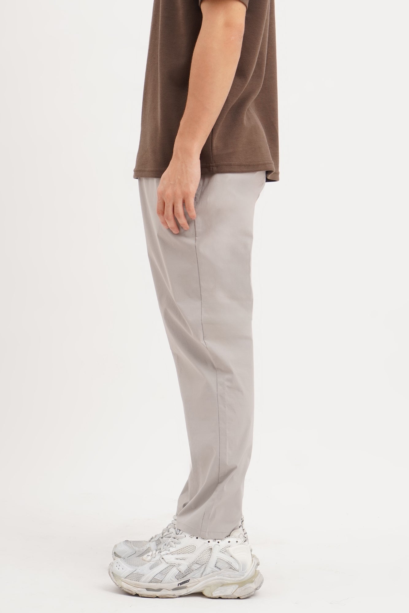 Slim Fit Staple Nylon Pants