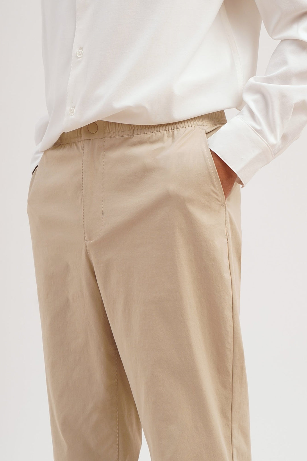 Slim Fit Staple Nylon Pants