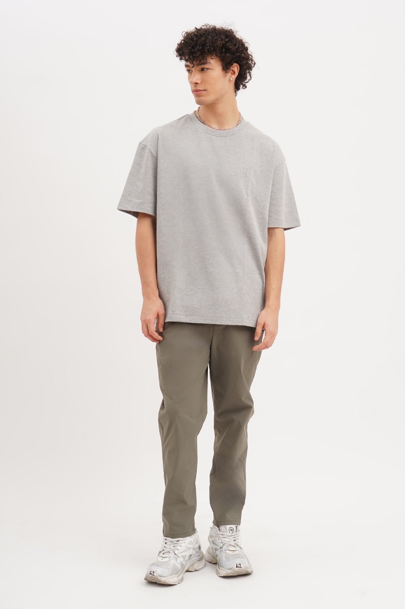 Slim Fit Staple Nylon Pants