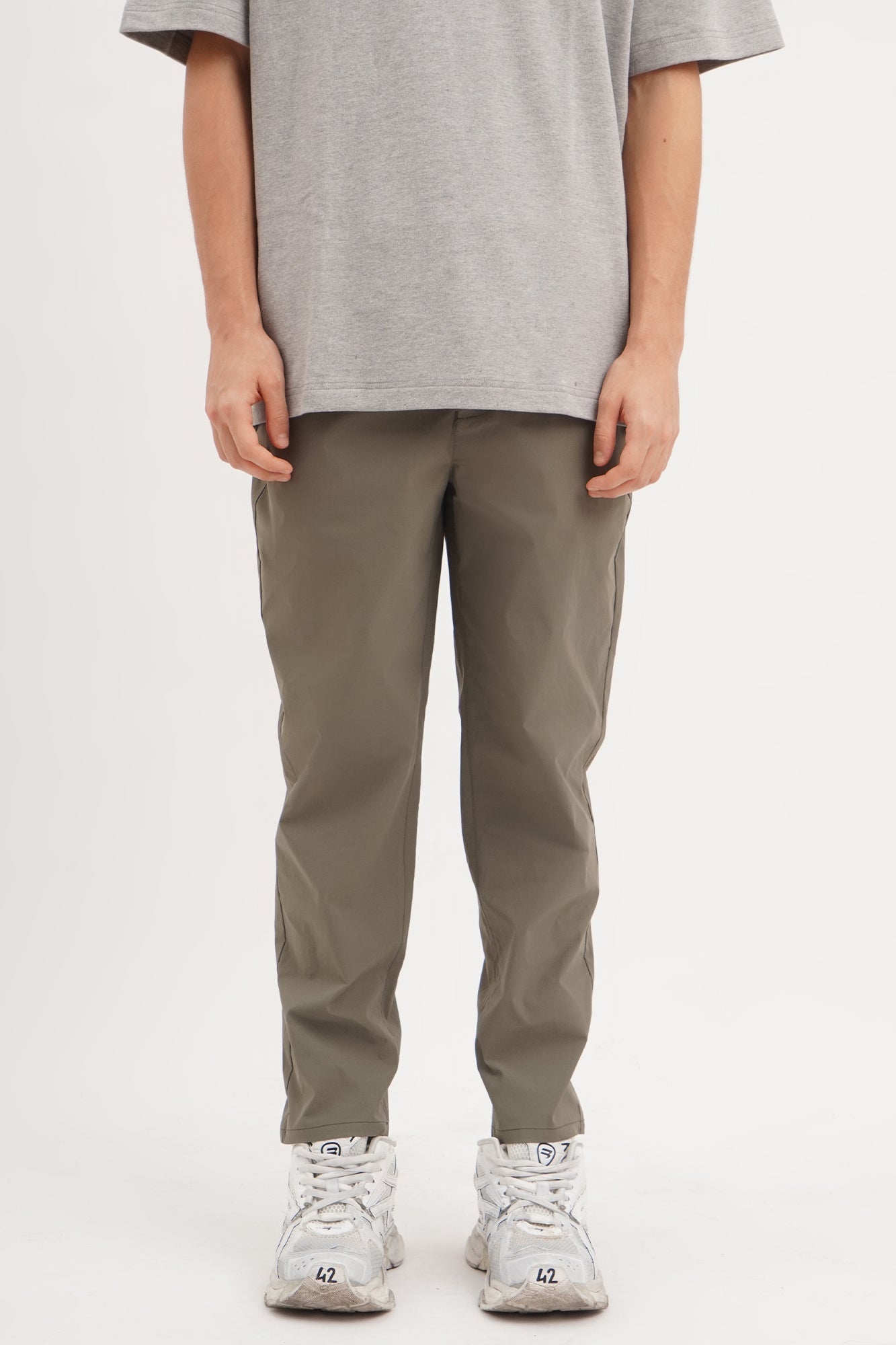 Slim Fit Staple Nylon Pants