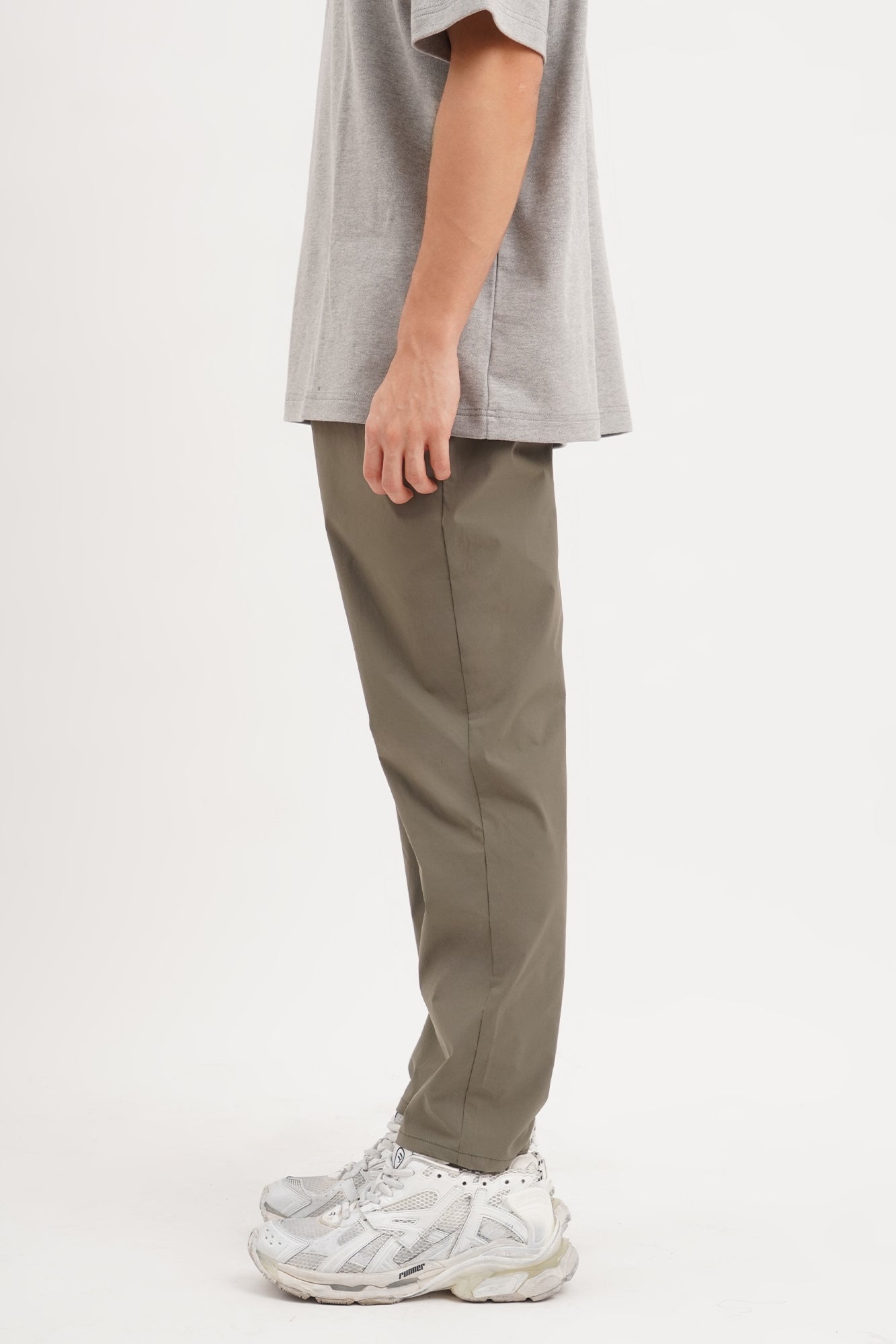 Slim Fit Staple Nylon Pants