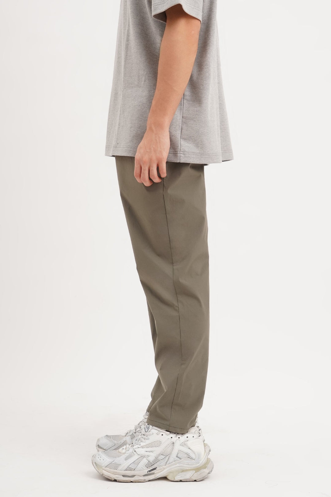 Slim Fit Staple Nylon Pants