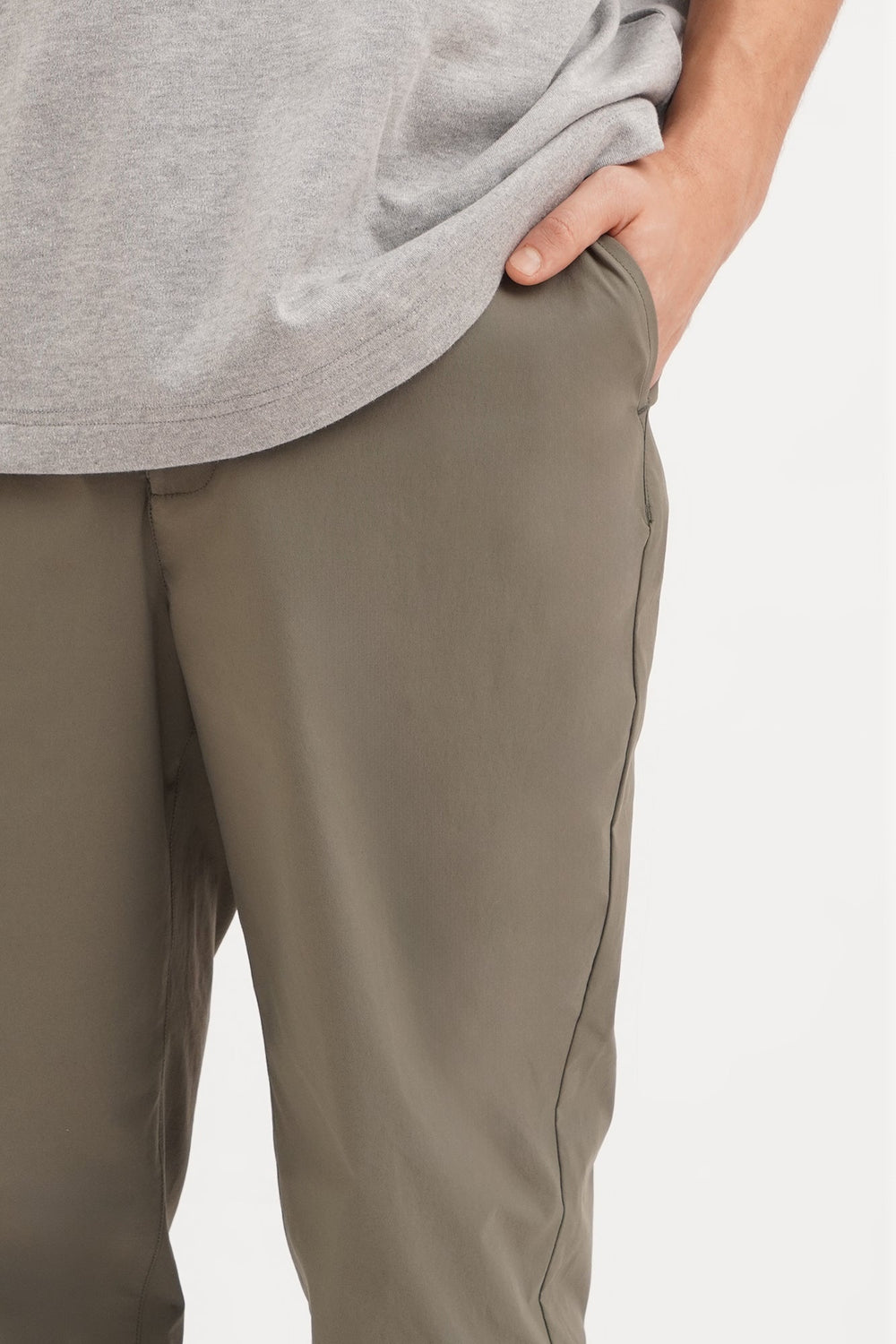 Slim Fit Staple Nylon Pants