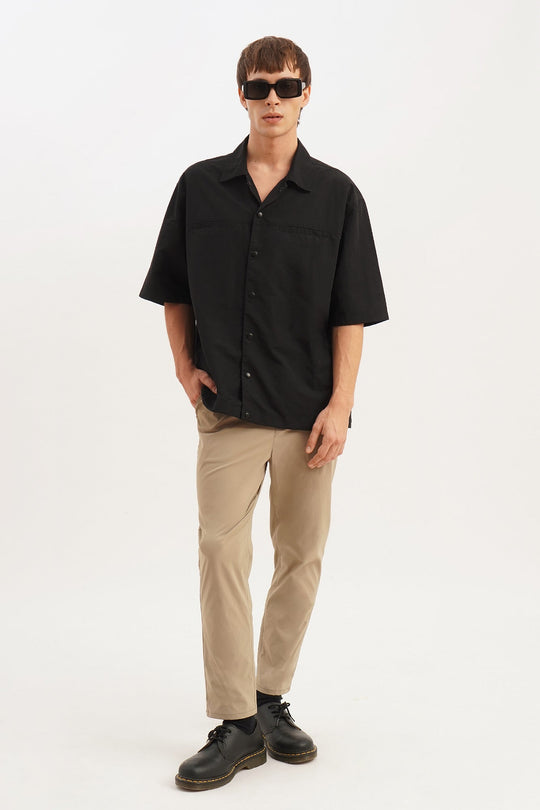 Slim Fit Staple Nylon Pants