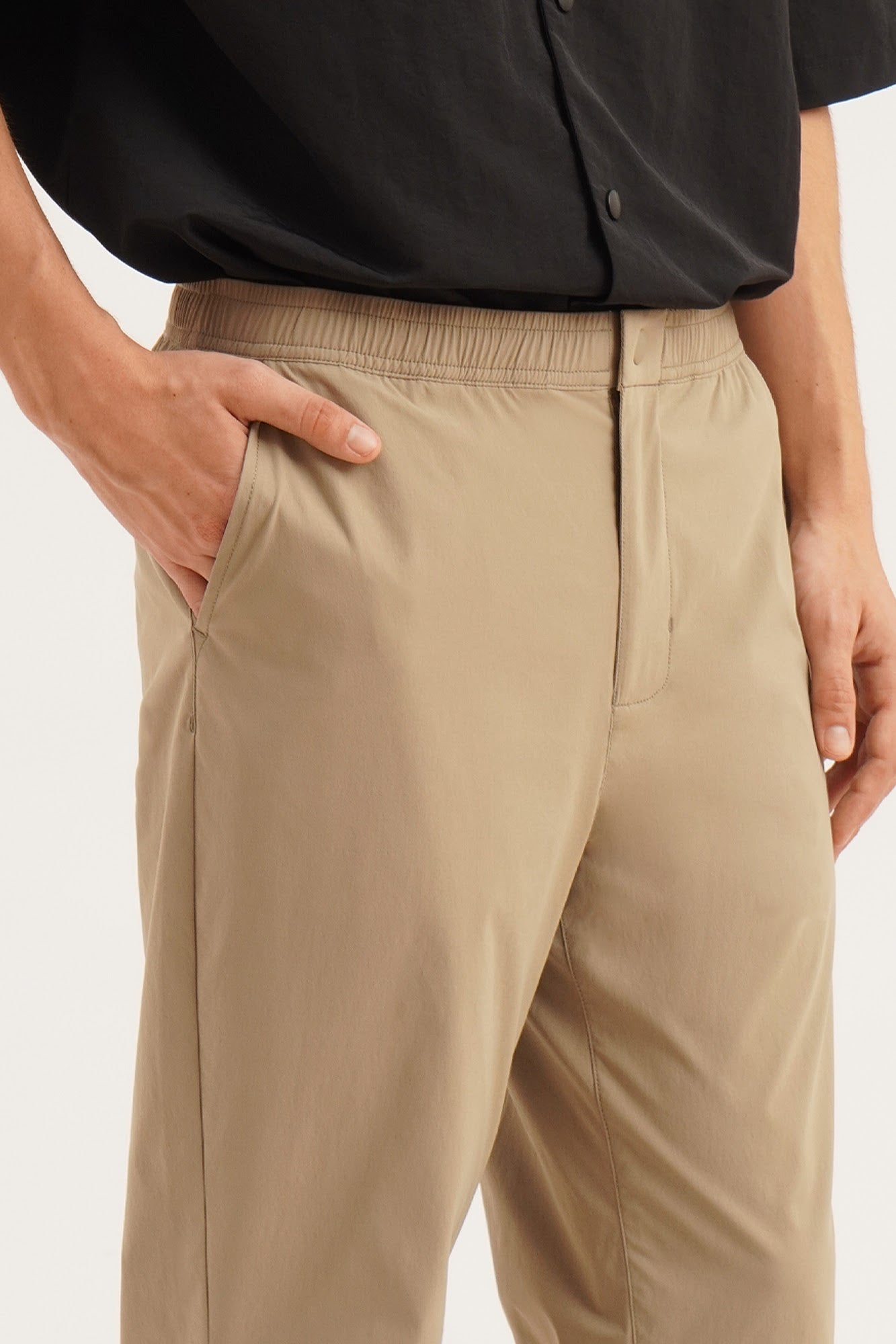 Slim Fit Staple Nylon Pants