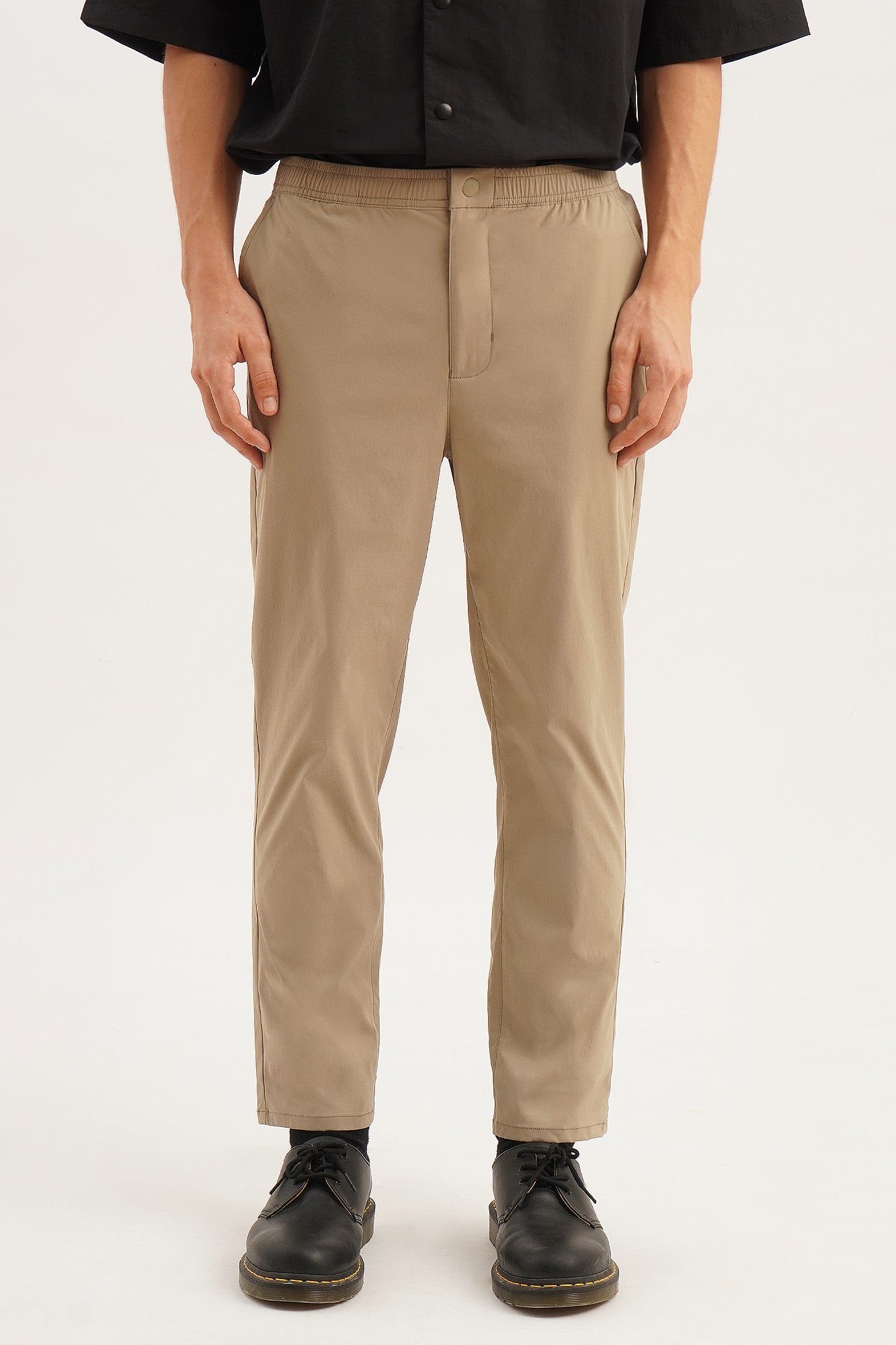 Slim Fit Staple Nylon Pants