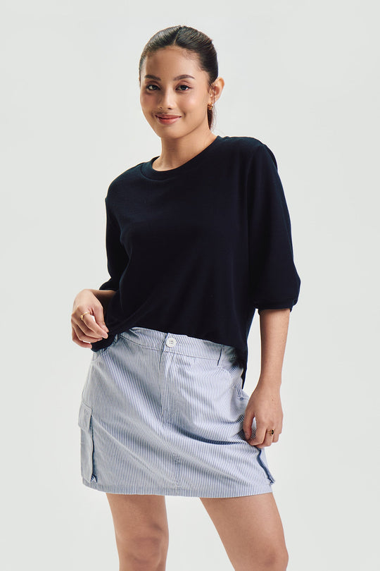 Dress Code Loose Textured Top