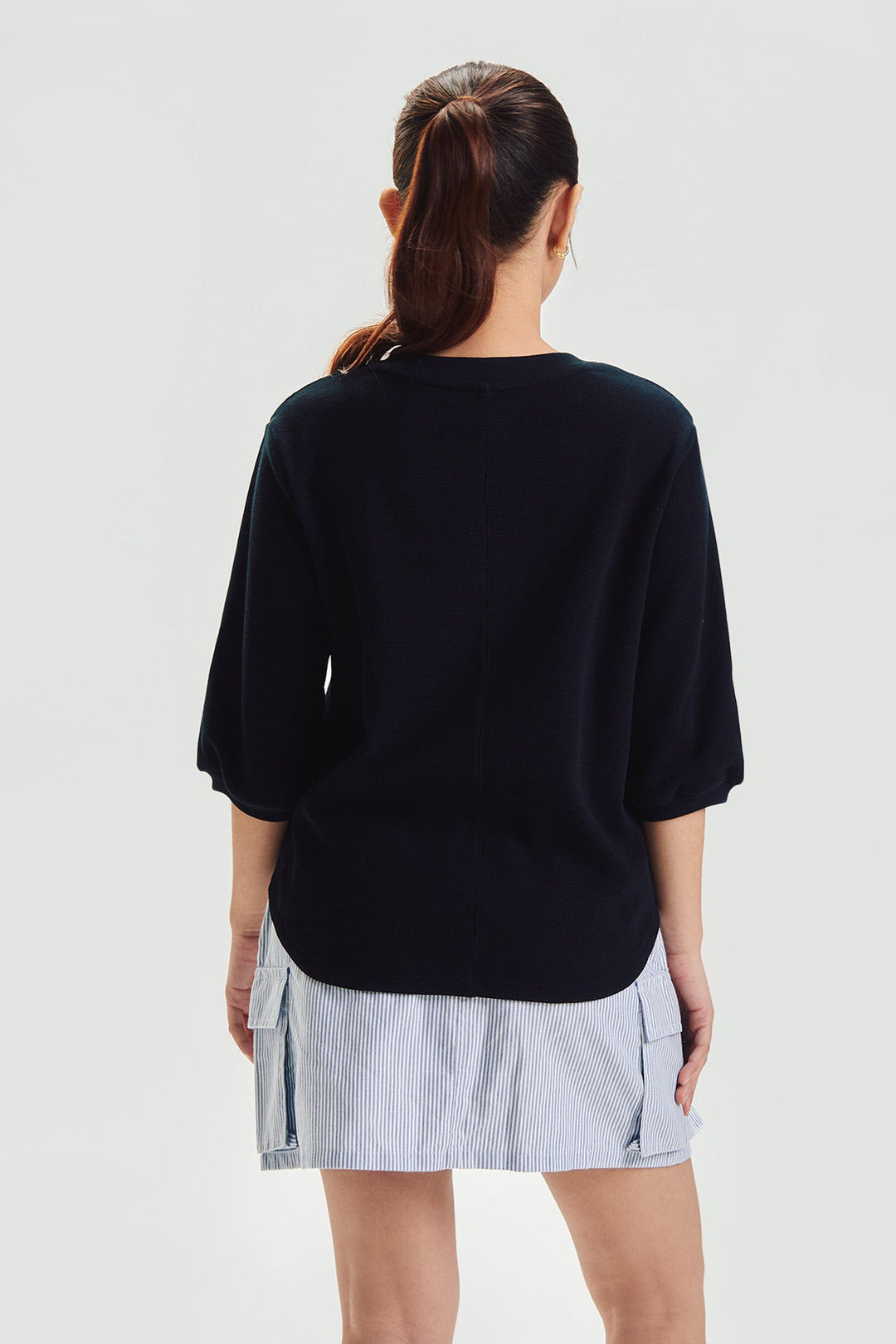 Dress Code Loose Textured Top
