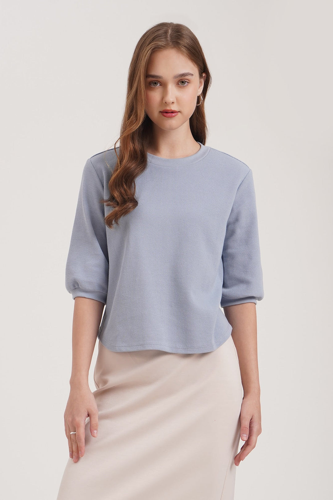 Dress Code Loose Textured Top