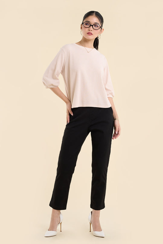 Dress Code Loose Textured Top