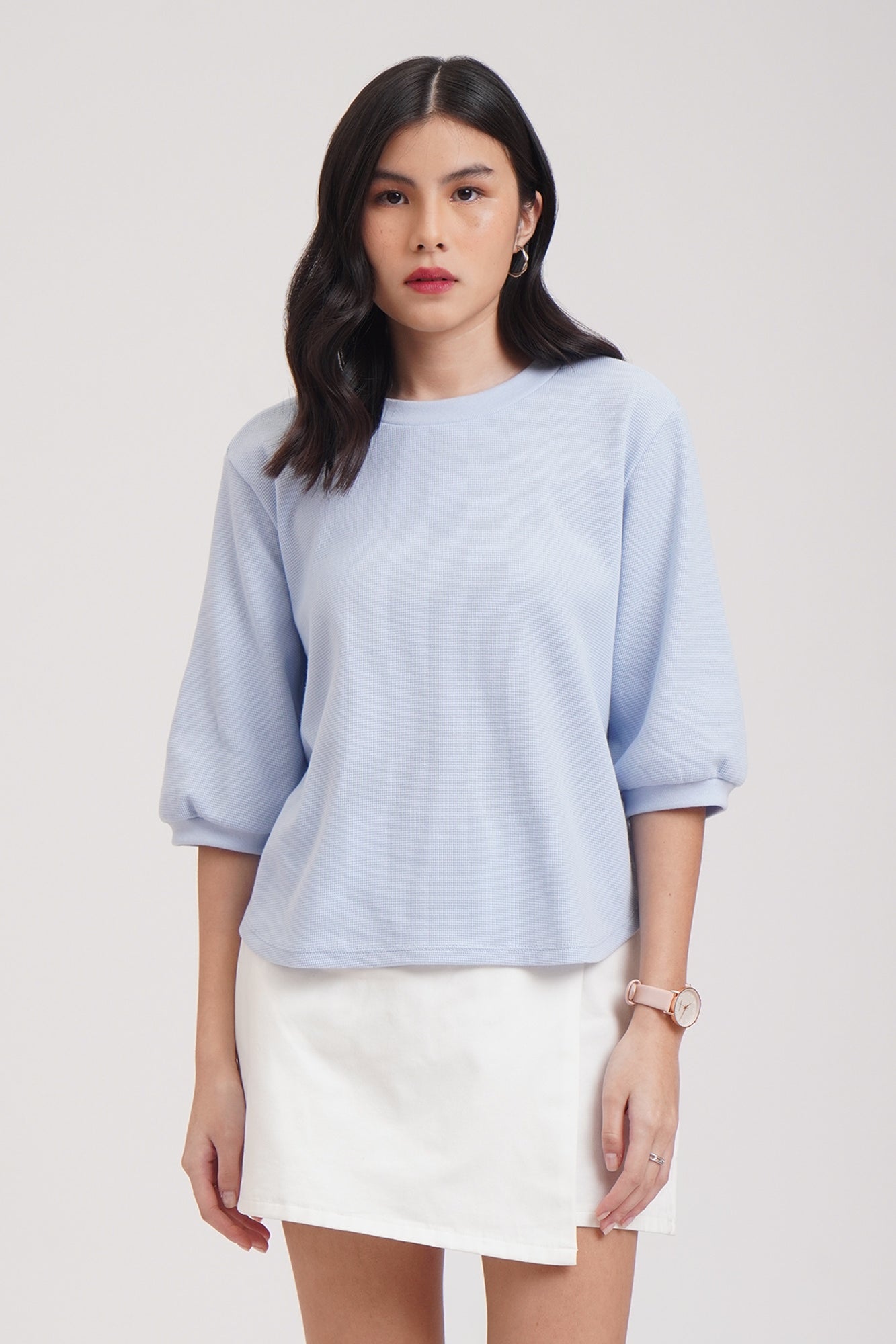 Dress Code Loose Textured Top