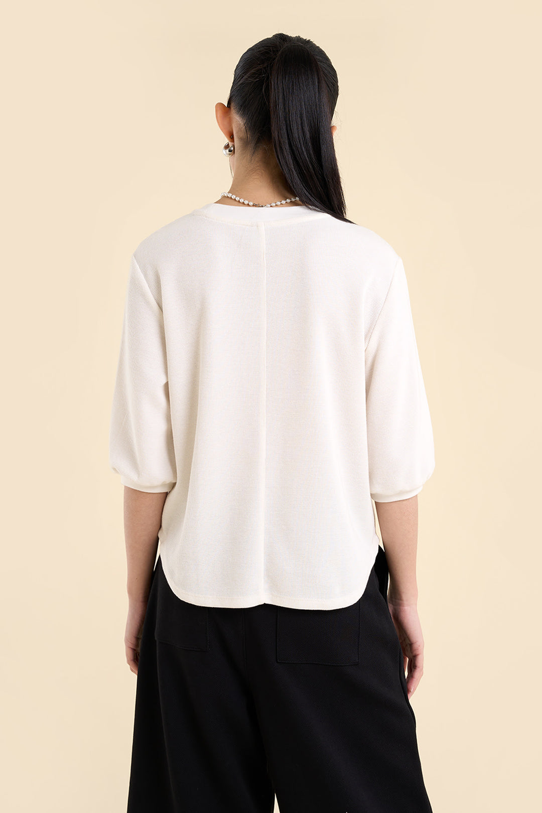 Dress Code Loose Textured Top