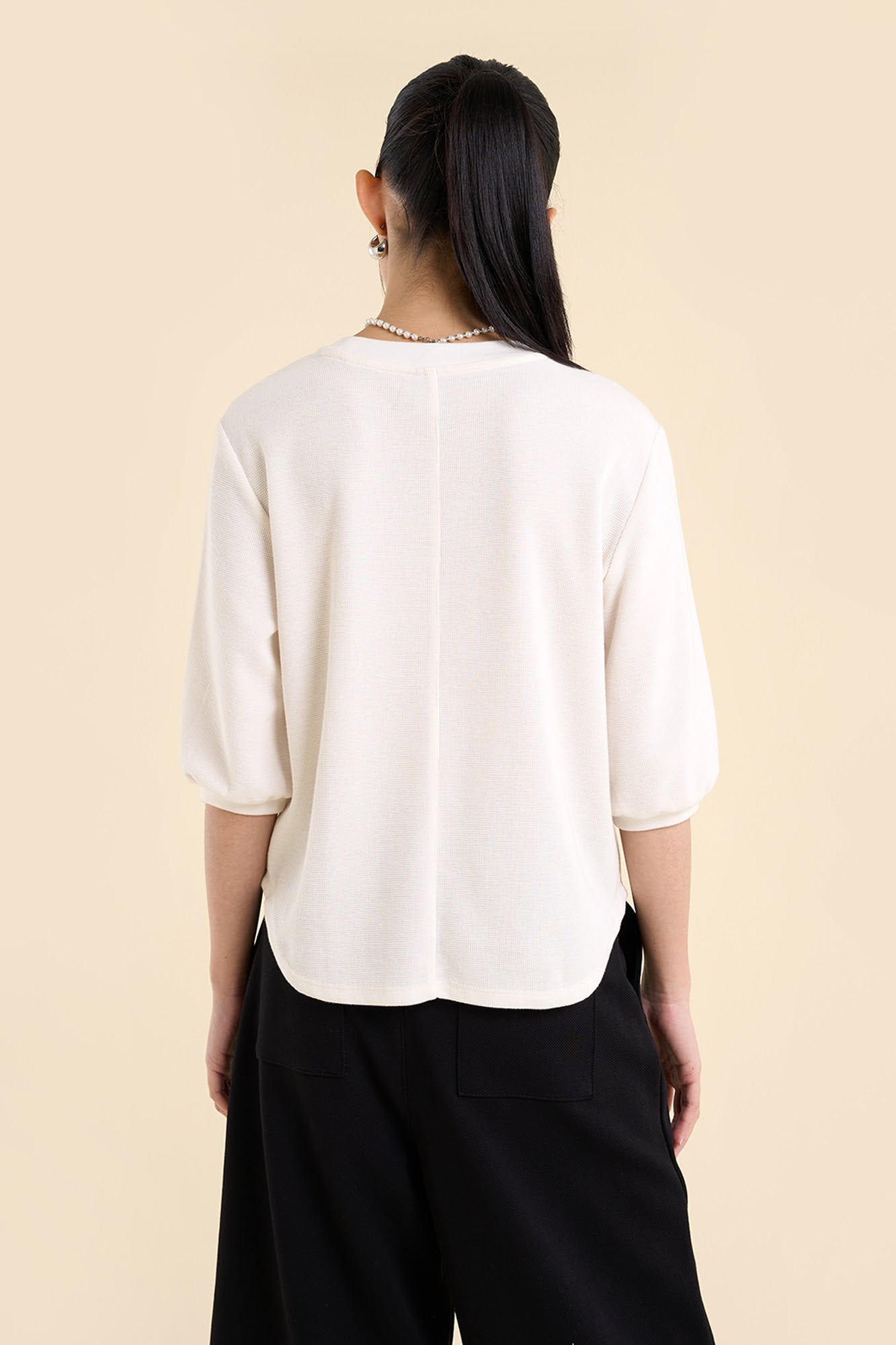 Dress Code Loose Textured Top