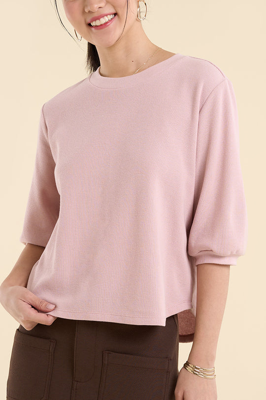 Dress Code Loose Textured Top