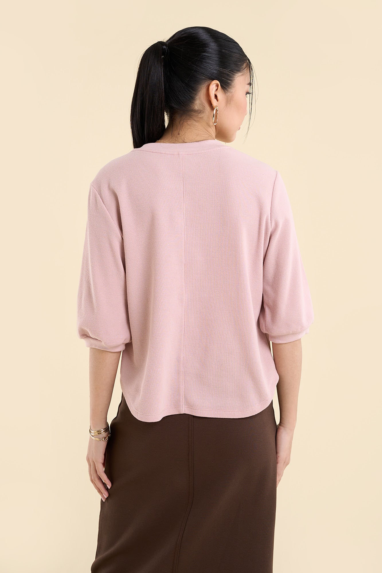 Dress Code Loose Textured Top