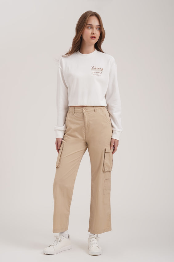 Straight Fit Cargo Trousers