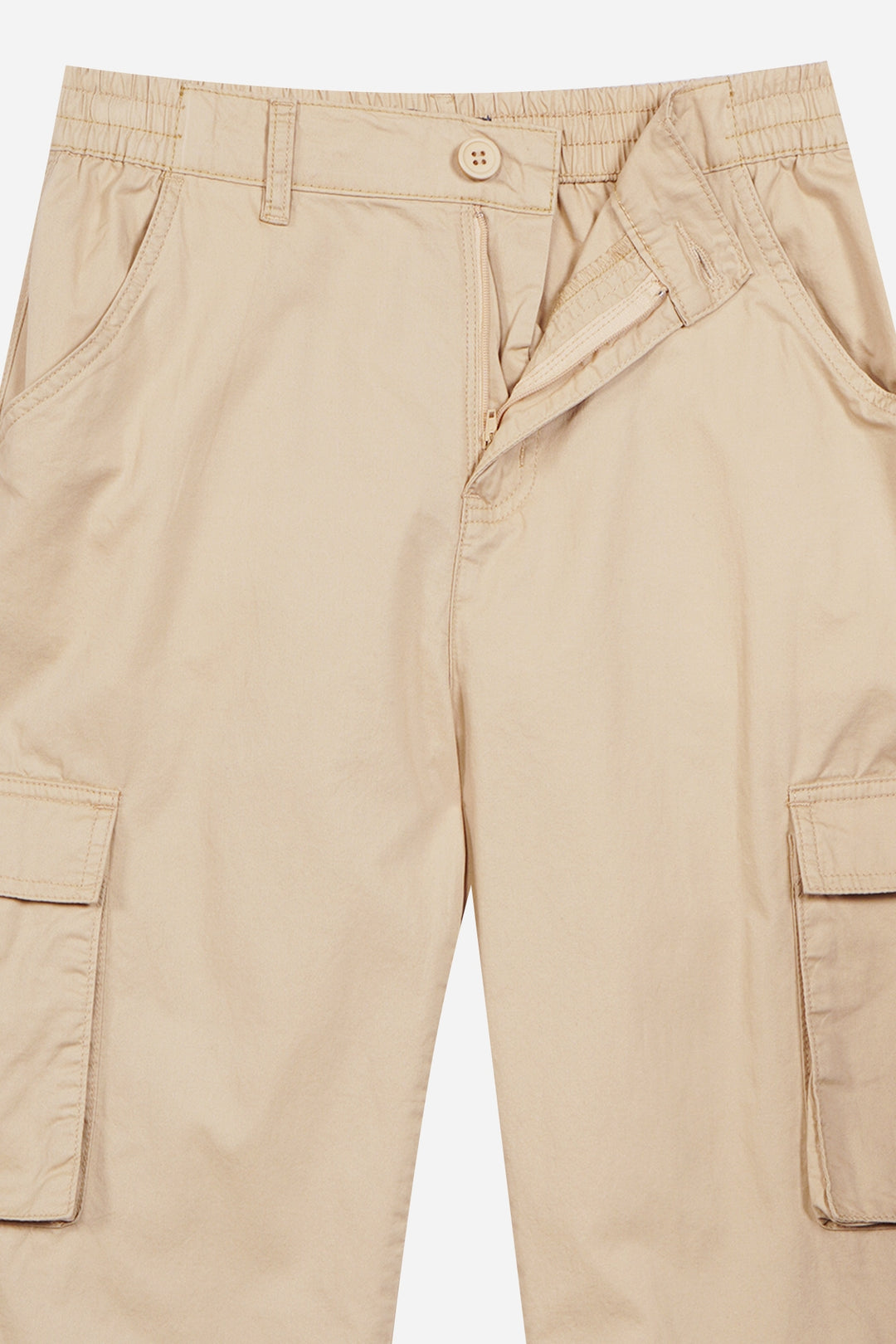 Straight Fit Cargo Trousers