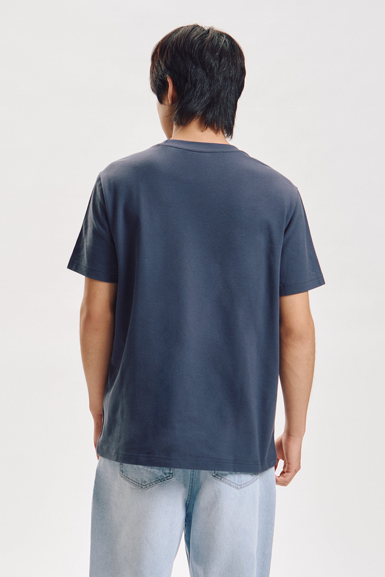 Regular Fit T-Shirt with Crew Bear Patch Embroidery