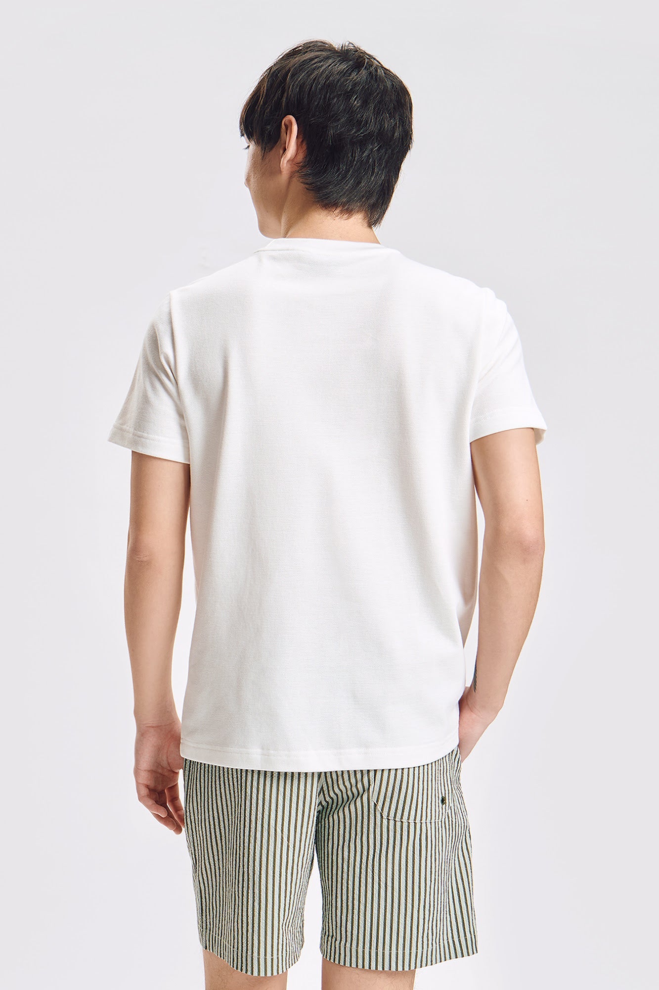 Regular Fit T-Shirt with Crew Bear Patch Embroidery