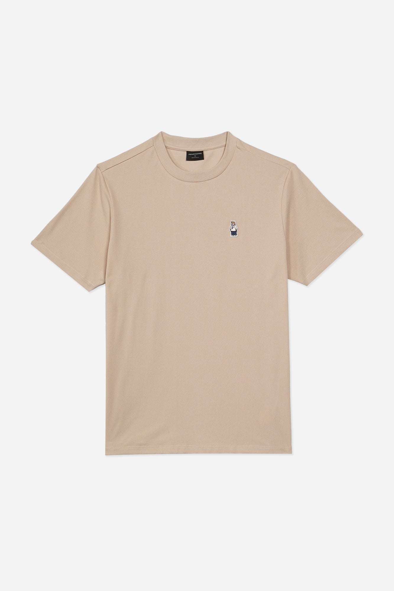 Regular Fit T-Shirt with Crew Bear Patch Embroidery