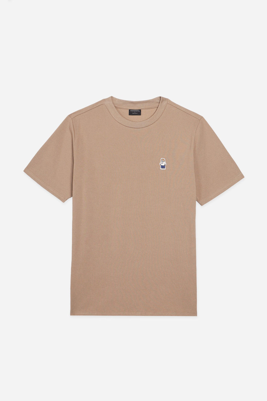 Regular Fit T-Shirt with Crew Bear Patch Embroidery