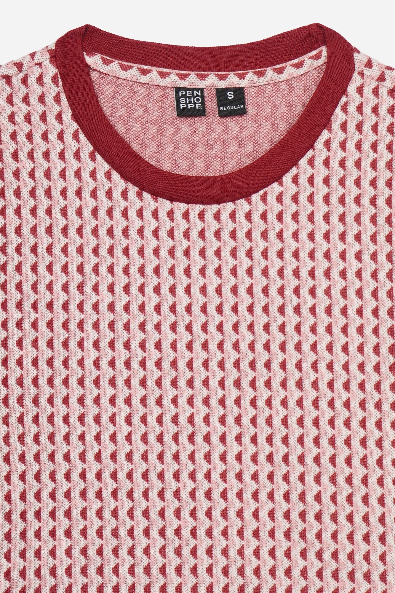 Jacquard Knit Regular Fit Top – PENSHOPPE