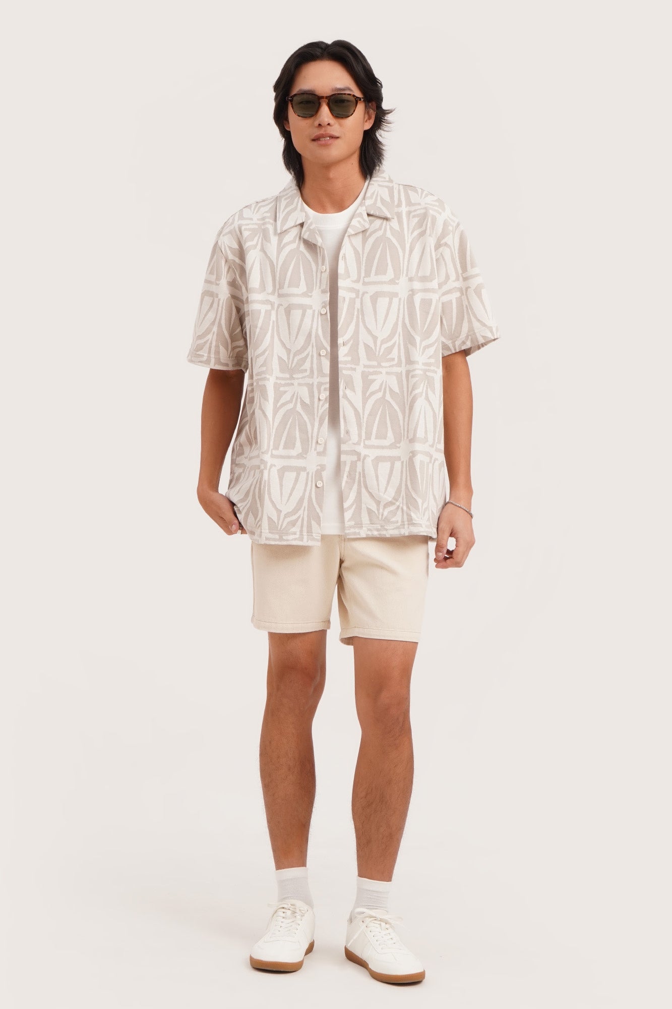 ●Sienne● State Cotton Shorts Ecru 10182020001 8