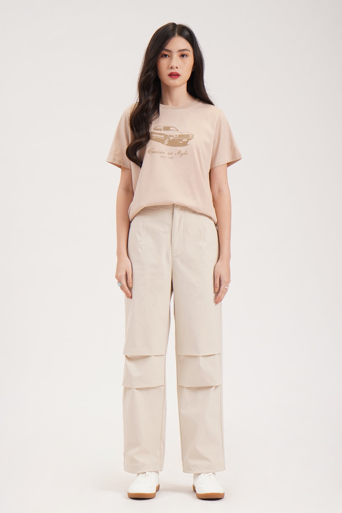 PERSTEP正規品★24SS★Two Tuck Pigment Parachute Pants PERSTEP】24SS☆ Two Tuck Pigment Parachute Pants (perstep