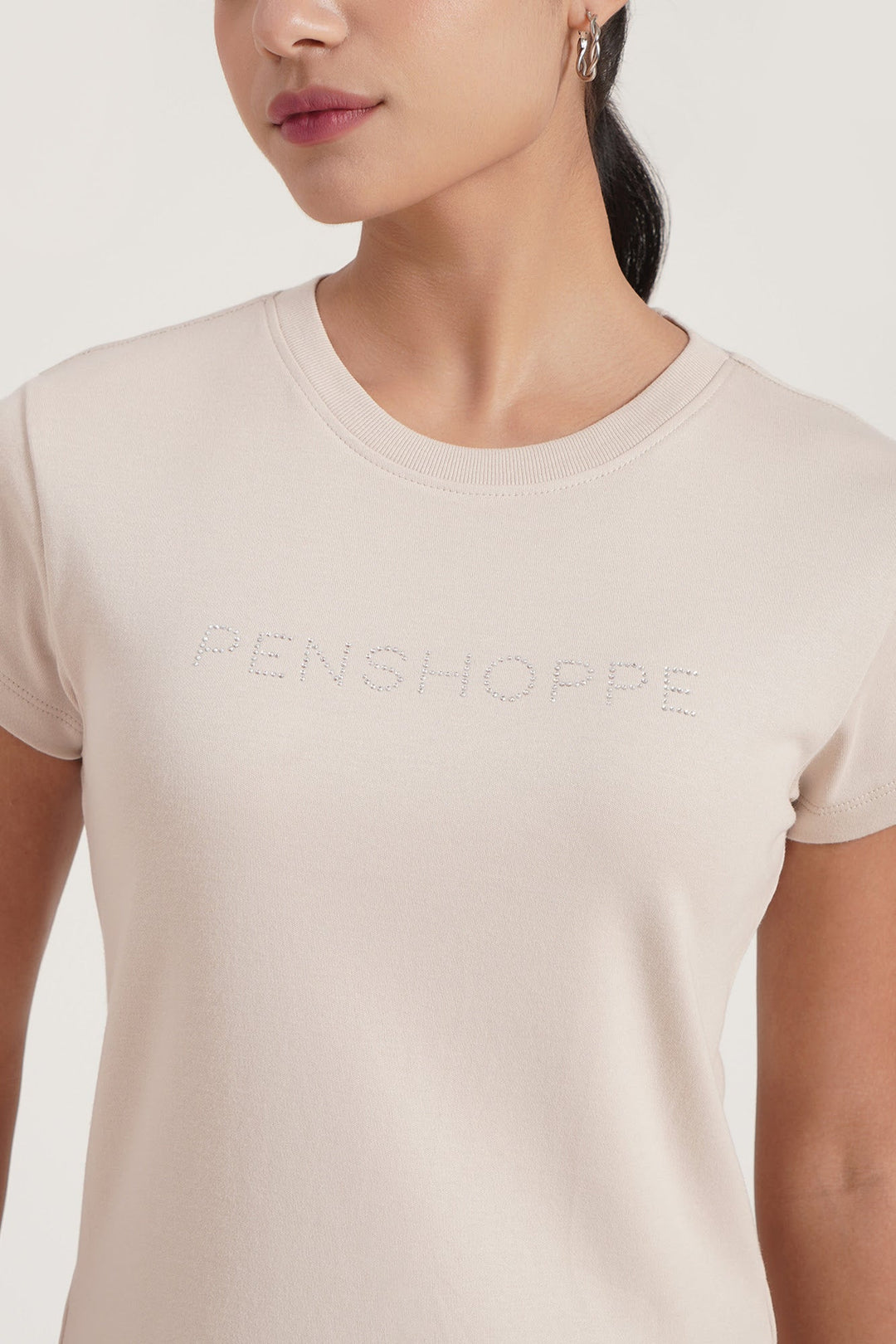 Penshoppe Studded Graphic T-Shirt