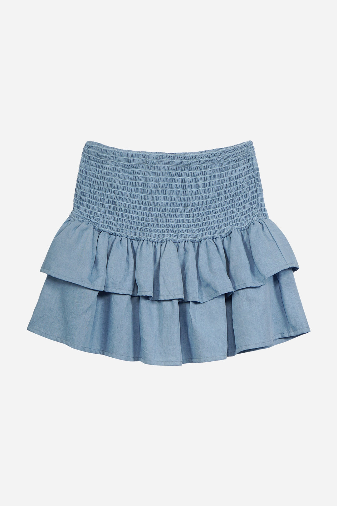 Smocked Tiered Skirt