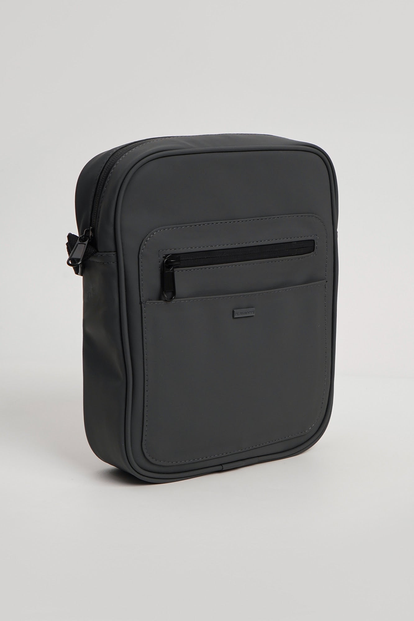 Premium PU Coated Sling Bag with Front Pocket