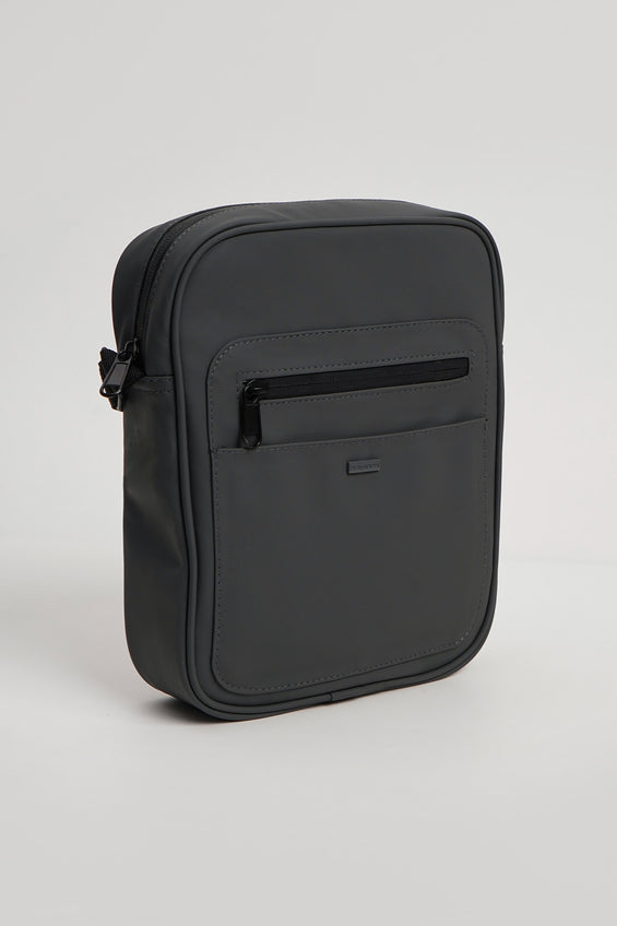 Premium PU Coated Sling Bag with Front Pocket
