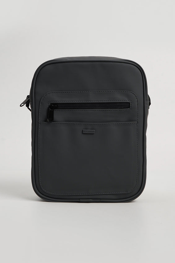 Premium PU Coated Sling Bag with Front Pocket