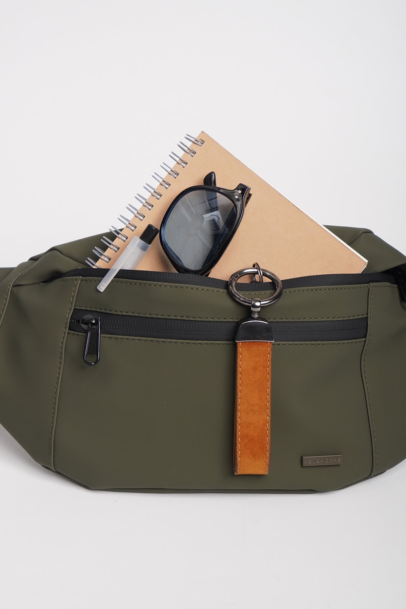 Penshoppe Staples PU Coated Waistpack