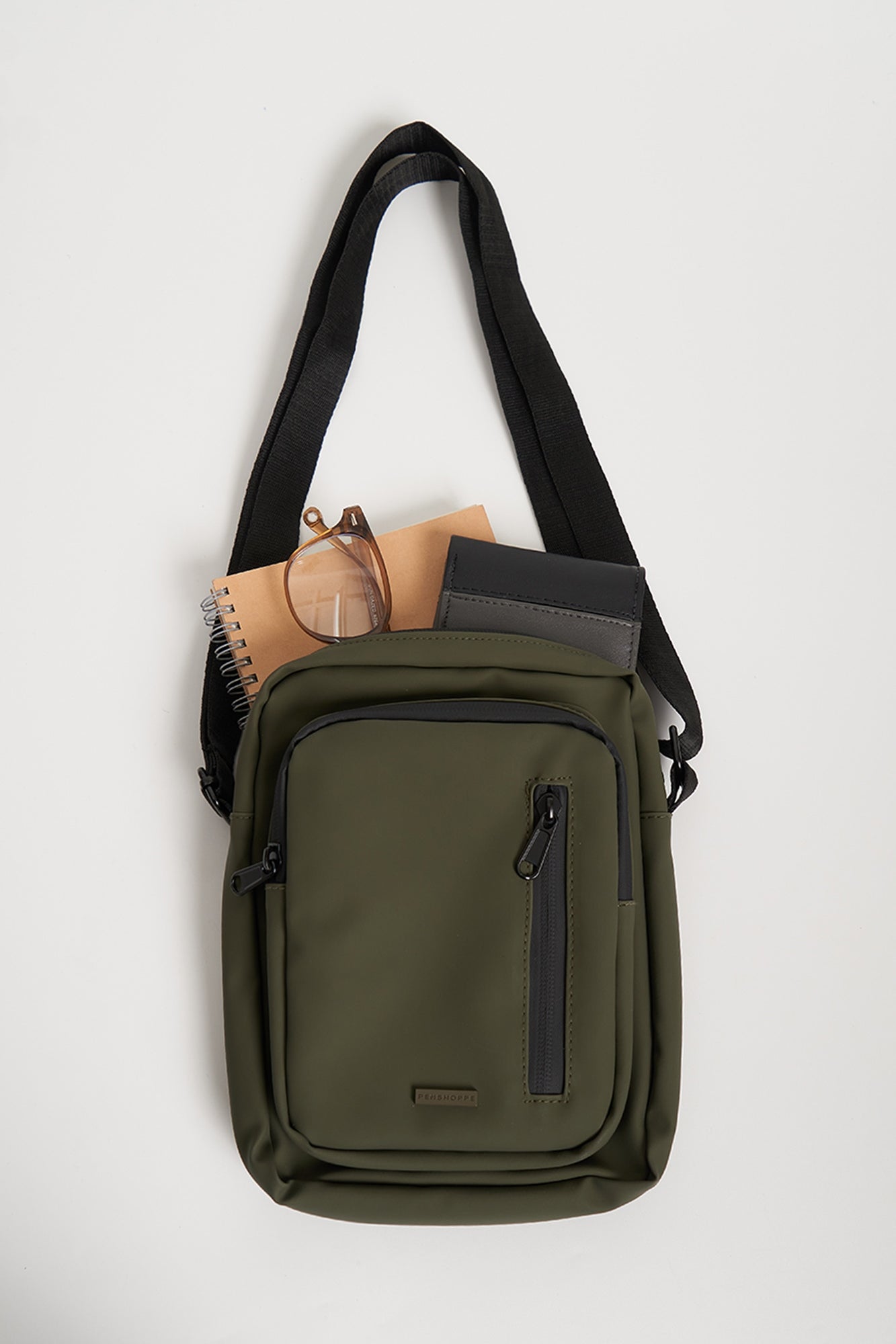 Penshoppe Staples PU Coated Sling Bag