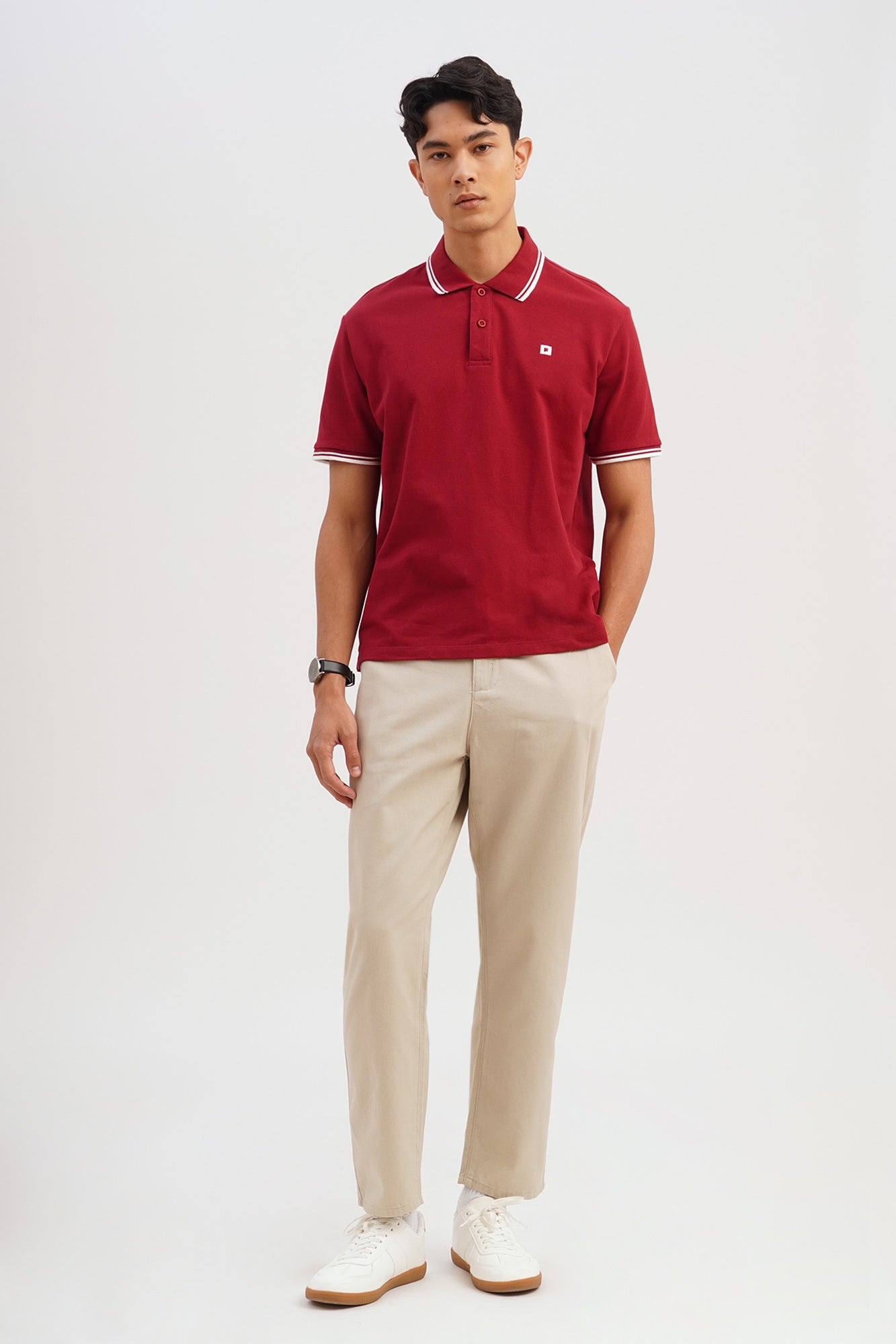 Slim Fit Ankle Length Chinos