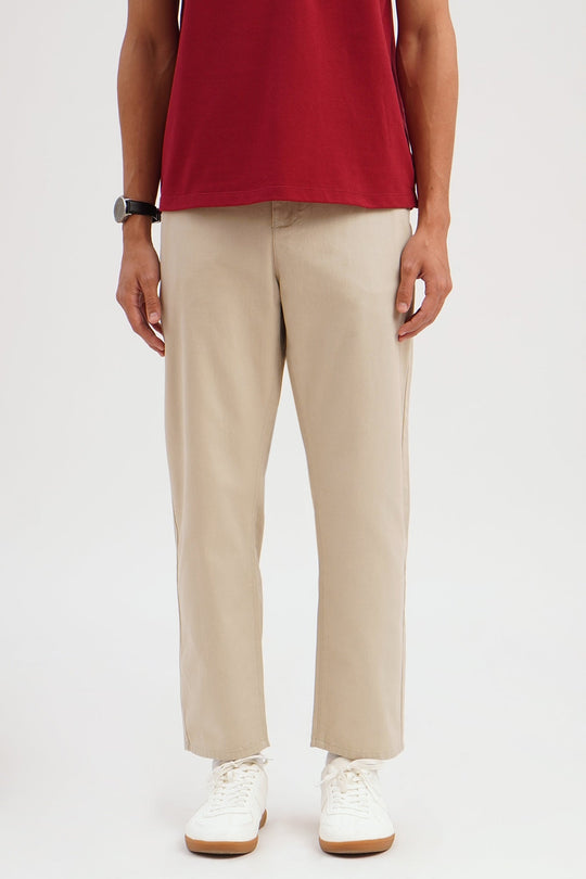 Slim Fit Ankle Length Chinos