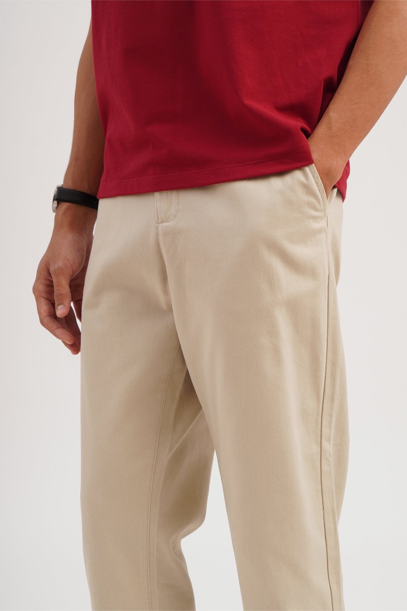 Slim Fit Ankle Length Chinos