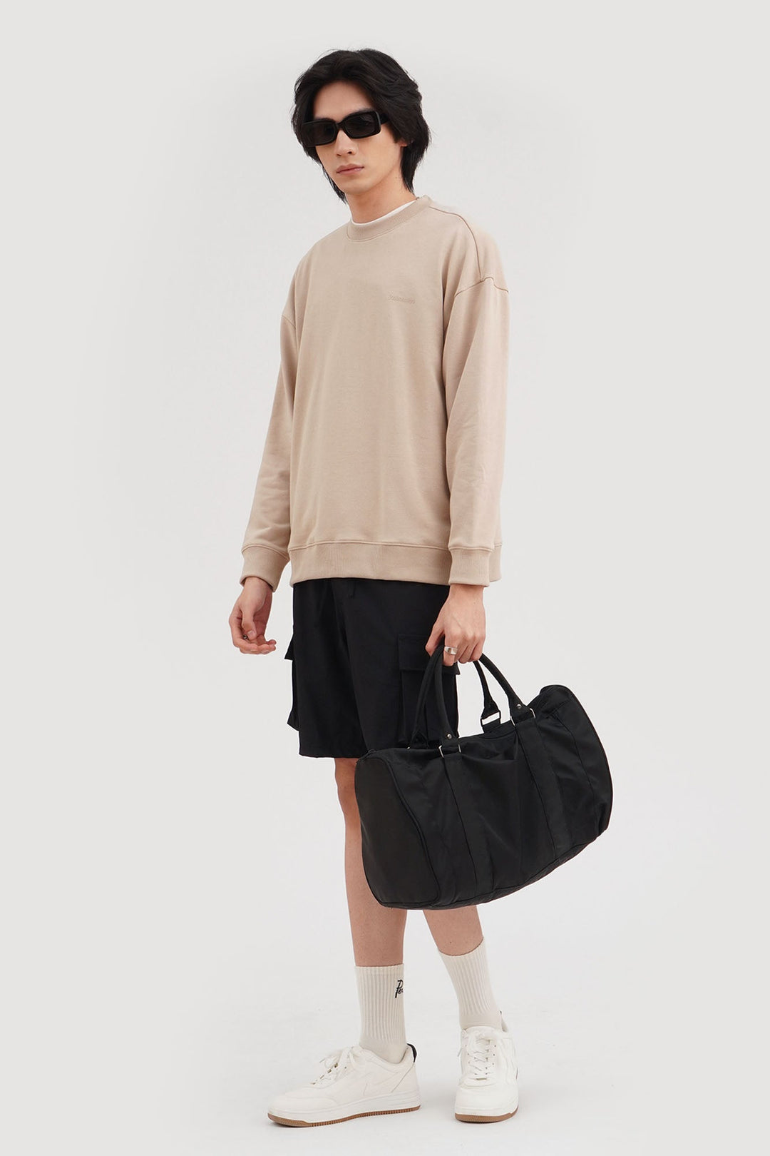 Relaxed Fit Pullover Sweatshirt