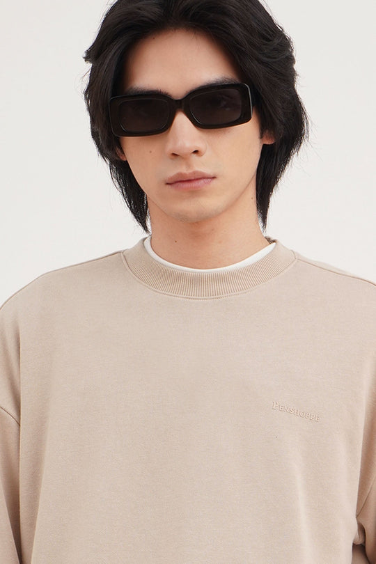 Relaxed Fit Pullover Sweatshirt