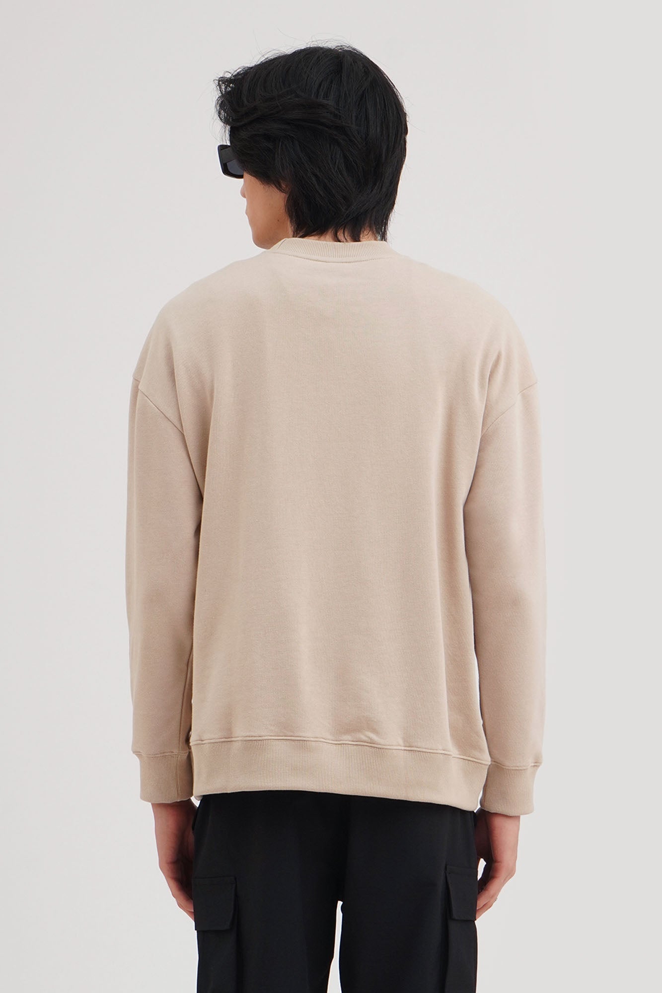 Relaxed Fit Pullover Sweatshirt