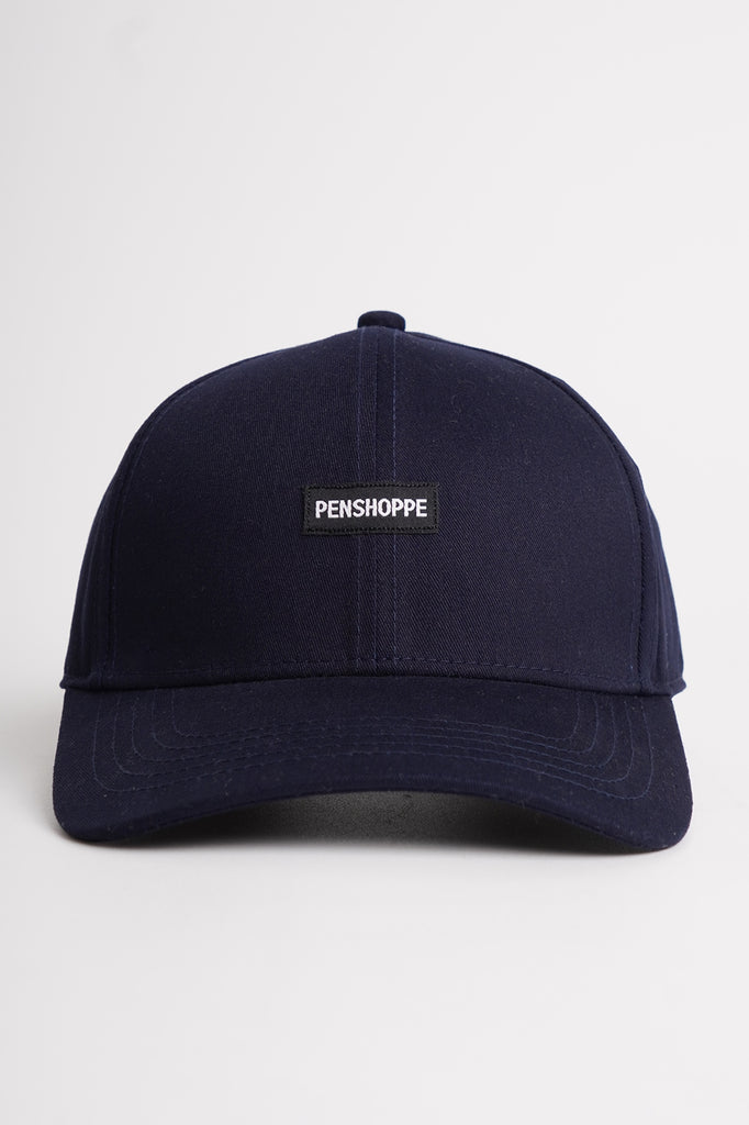 ★VARZAR★ VA Square Applique Wool Baseball Cap Navy MUSINSA公式 | VARZAR VA Square Applique Wool Baseball Cap Navy