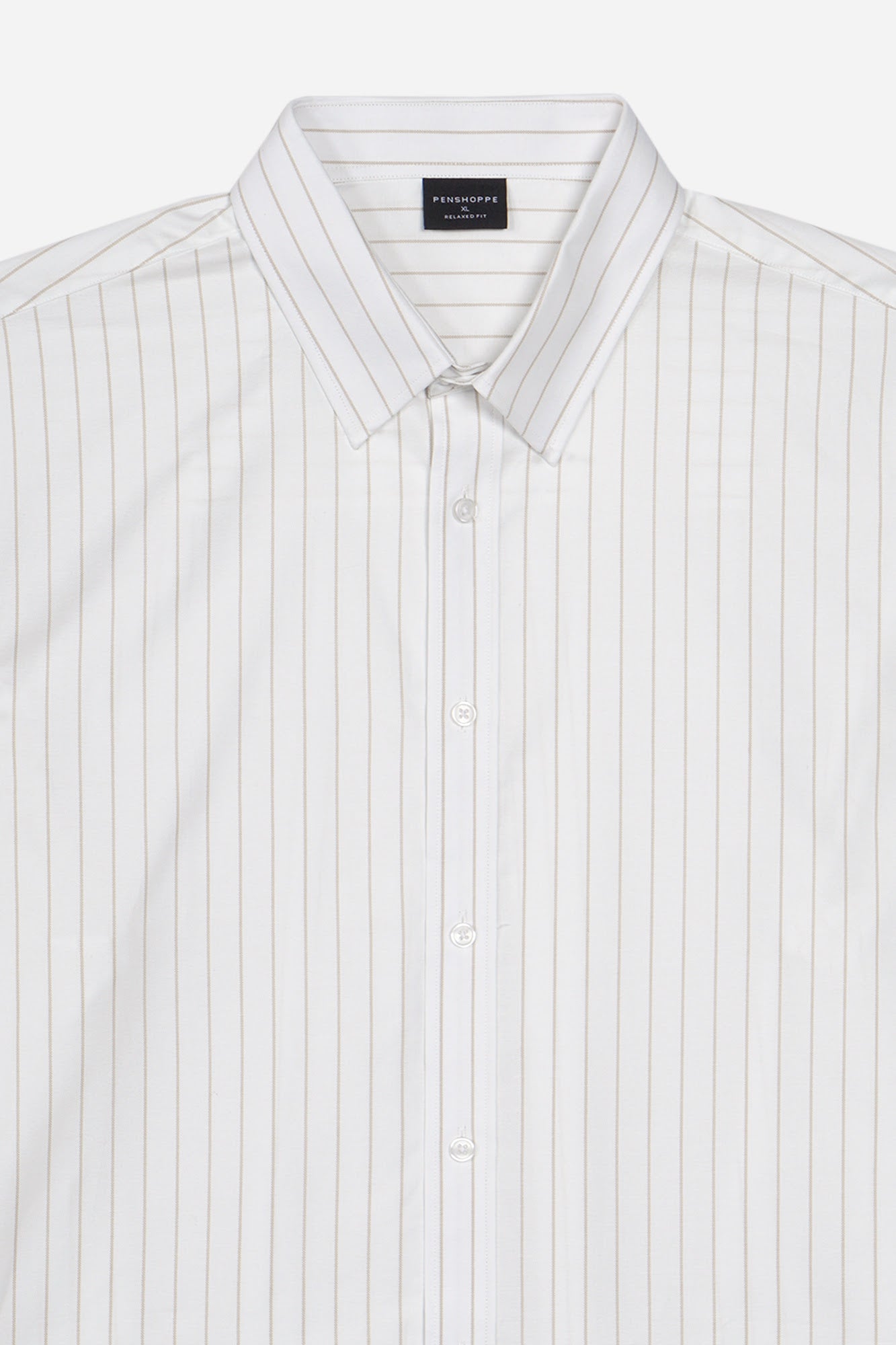 Relaxed Fit Long Sleeve Striped Shirt – PENSHOPPE