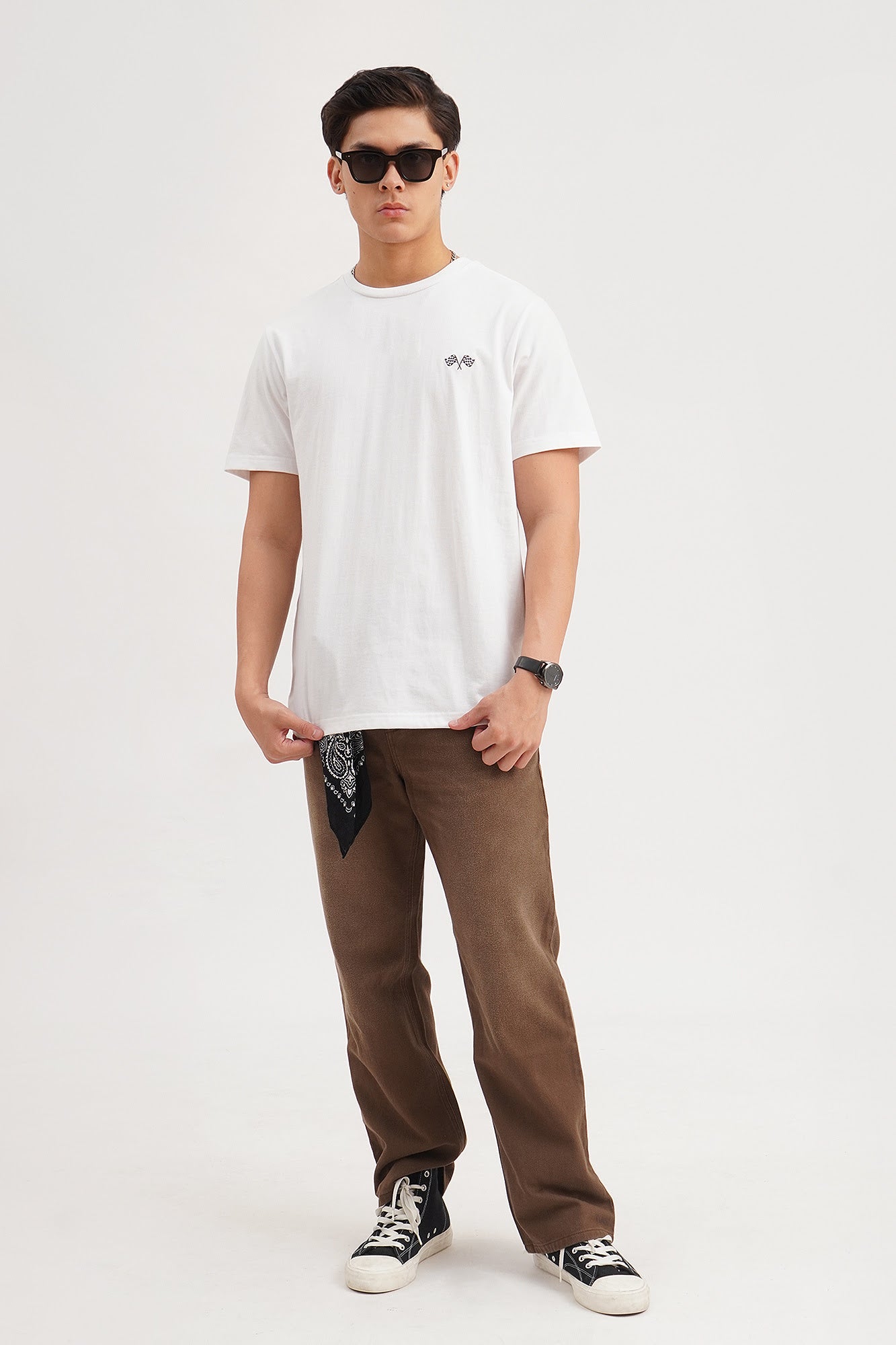 Regular Fit T-Shirt with Embroidery