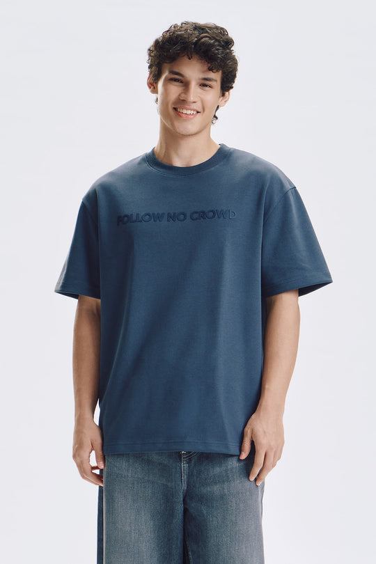 Follow No Crowd Relaxed Fit Graphic T-Shirt