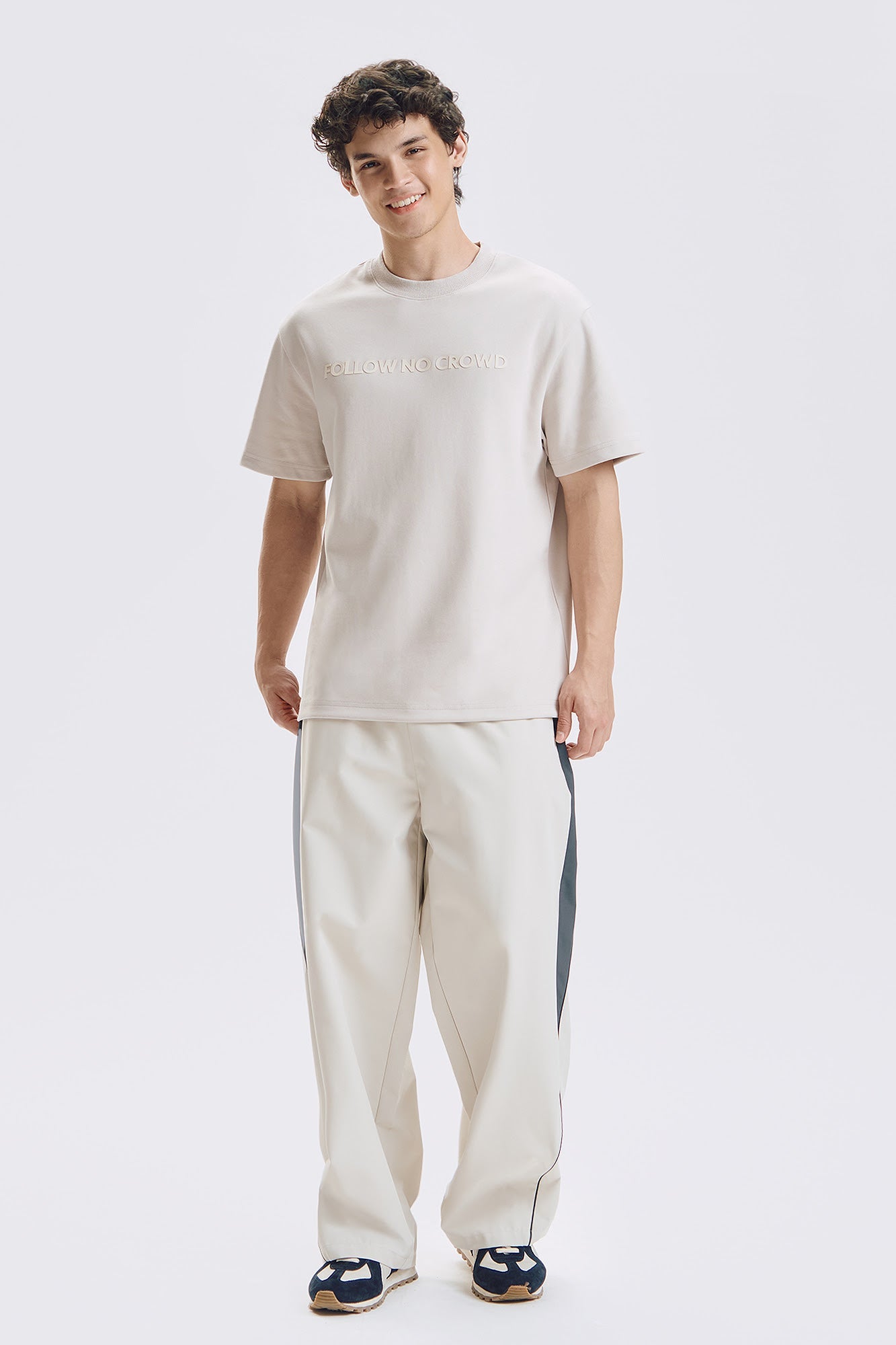Follow No Crowd Relaxed Fit Graphic T-Shirt