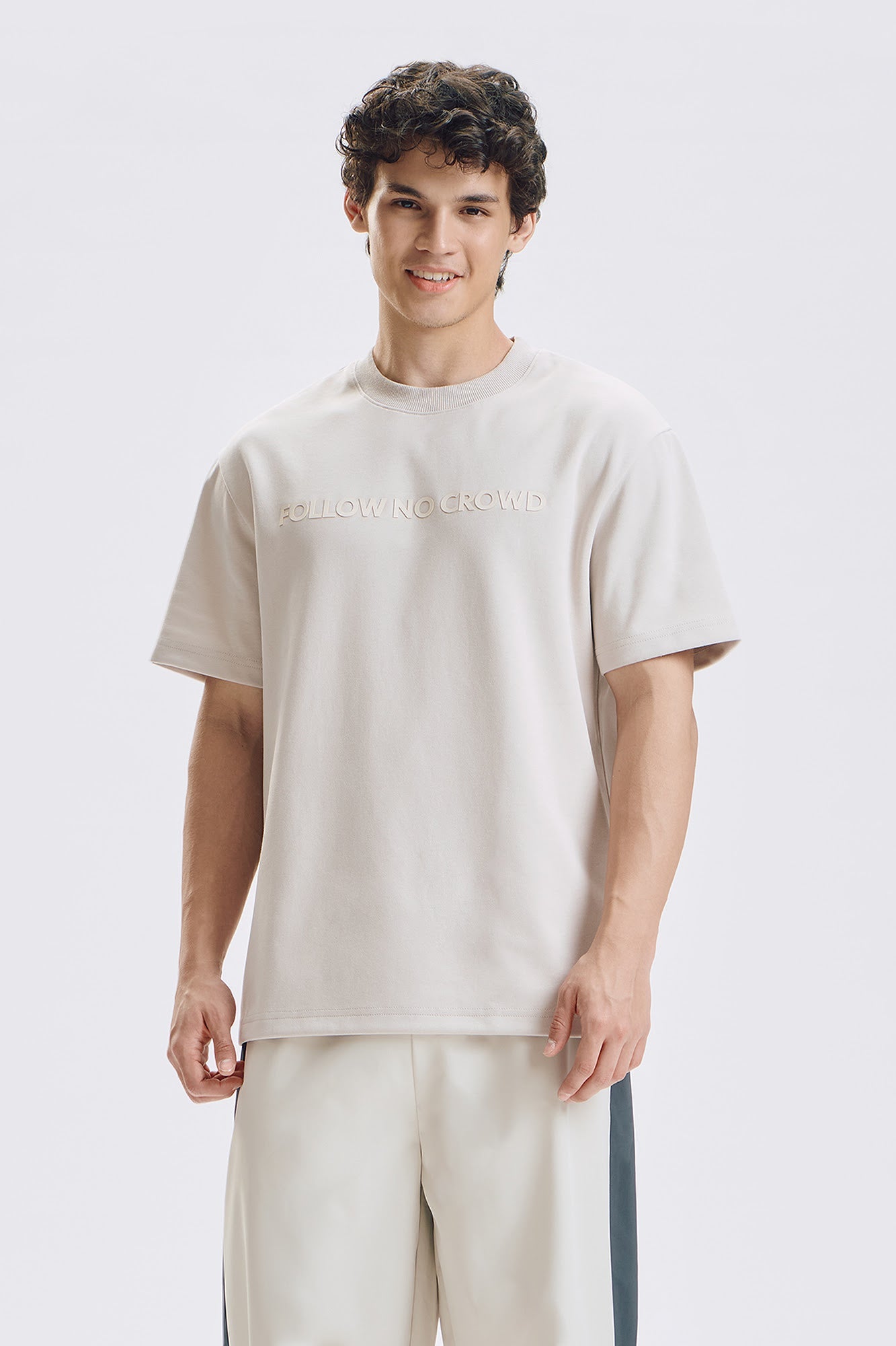 Follow No Crowd Relaxed Fit Graphic T-Shirt