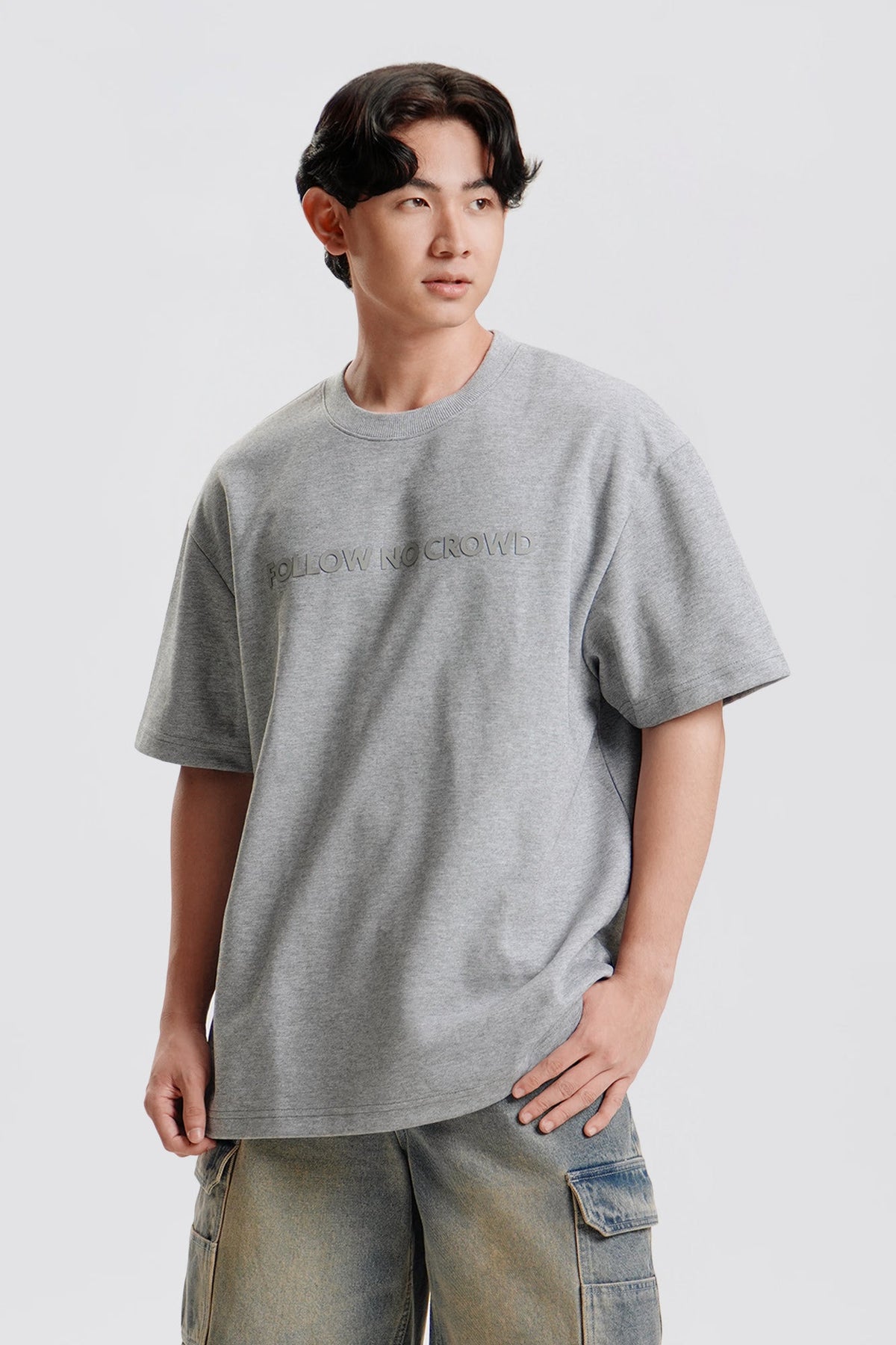 Follow No Crowd Relaxed Fit Graphic T-Shirt