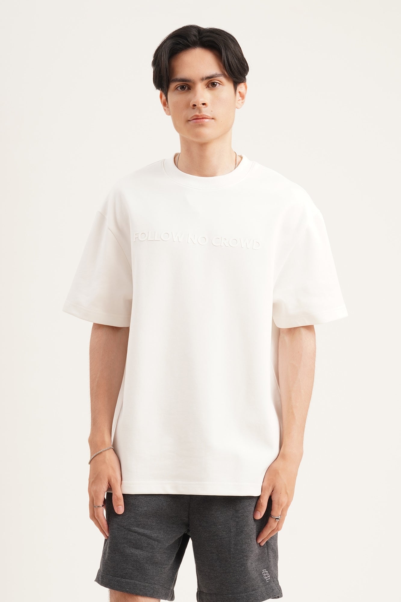 Follow No Crowd Relaxed Fit Graphic T-Shirt