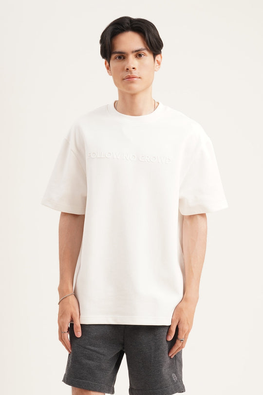 Follow No Crowd Relaxed Fit Graphic T-Shirt